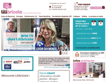 Tablet Screenshot of lilibricole.com